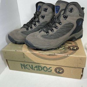 Nevados Silverwood IV Mens Leather Mid Hiking Boots Size 10.5 NOS Brown Black